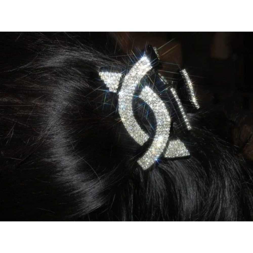 Sparkling‎ Rhinestone Hair Claw Clip Women Embellished Elegant Hair Accessories